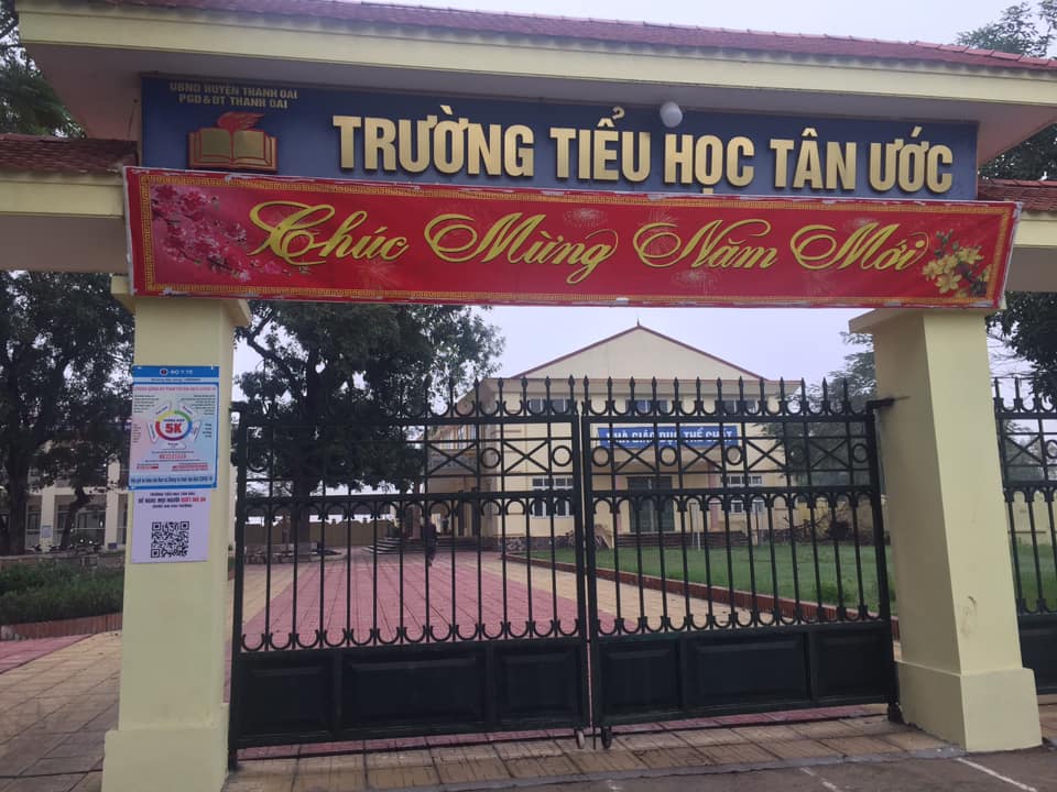 TRƯỜNG TIỂU HỌC TÂN ƯỚC SẴN SÀNG ĐÓN HỌC SINH QUAY LẠI TRƯỜNG HỌC.